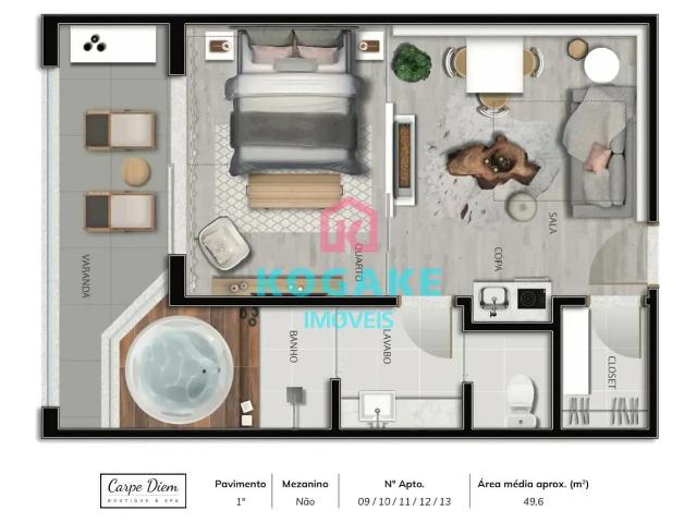Apartamento venda em Região Imediata de Taubaté-Pindamonhangaba, Região Metropolitana do Vale do Paraíba e Litoral Norte