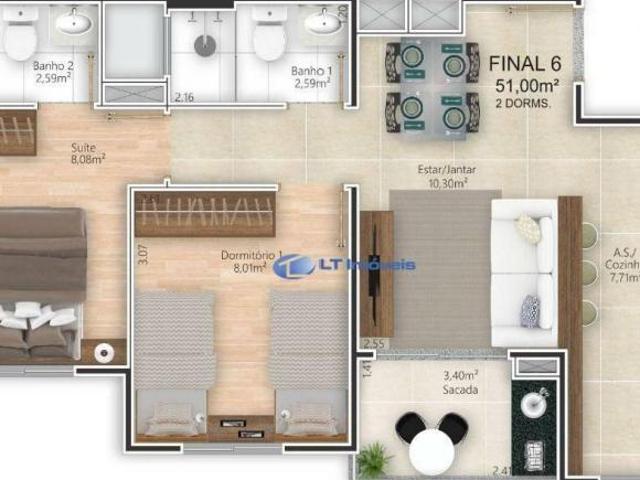 Apartamento venda em Parque Nova América, Jacareí