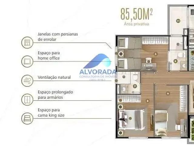 Apartamento venda em Região Imediata de São José dos Campos, Região Metropolitana do Vale do Paraíba e Litoral Norte