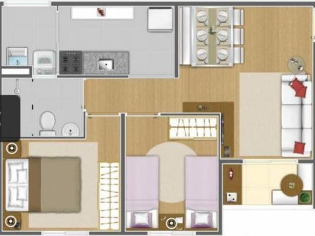 Apartamento venda em Vargem Grande Paulista, Tanque Velho