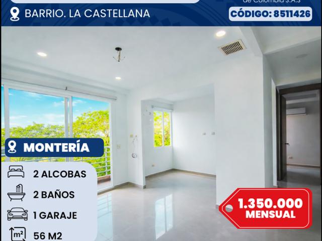 Apartamento en arriendo en La Castellana, Centro
