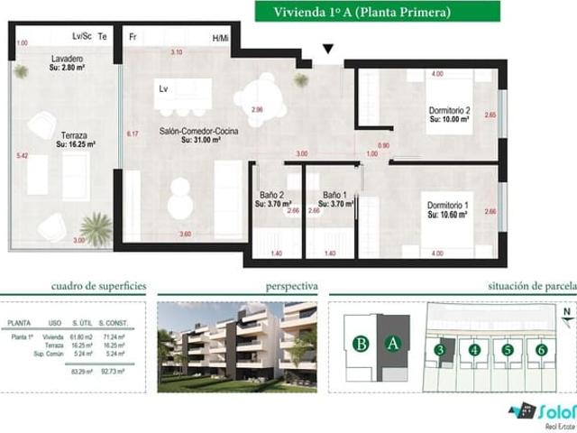 Apartamento en venta en Bajo Guadalentín, Murcia