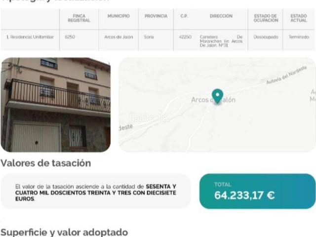 Apartamento en venta en Arcos De Jalón