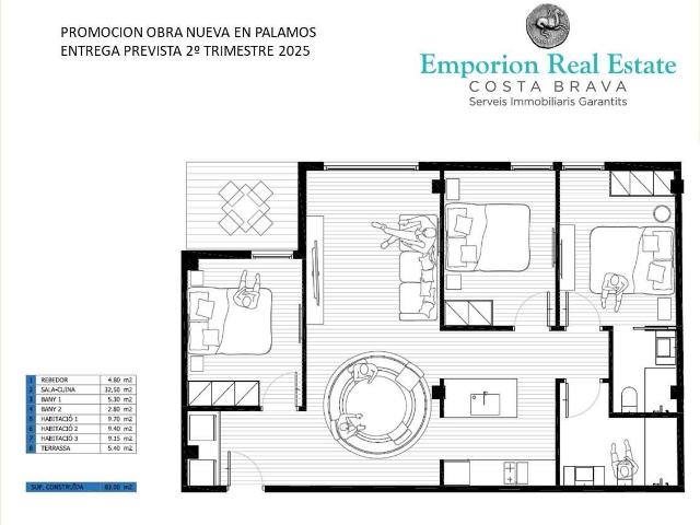 Apartamento en venta en Palamós, el Pedró
