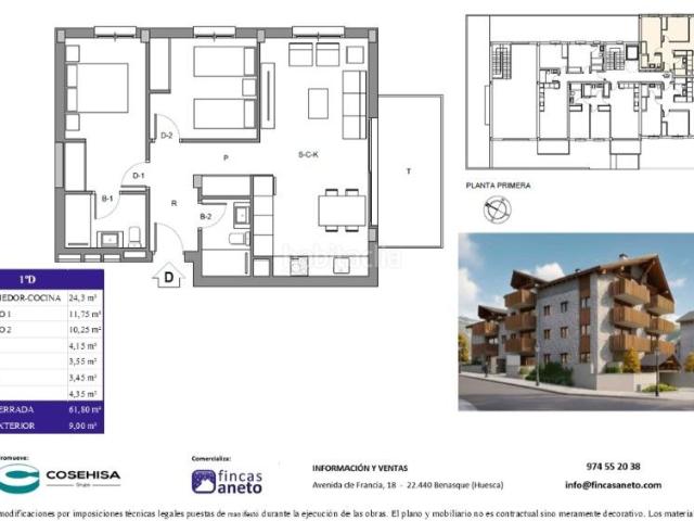 Apartamento en venta en Veracruz, Aragón