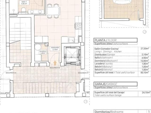 Apartamento en venta en San Bernardo, la Marina Alta