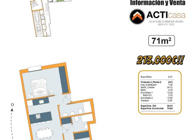 Apartamento en venta en Casco Antiguo, Tierra de Badajoz