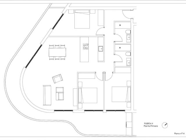 Apartamento en venta en San Bernardo, la Marina Alta