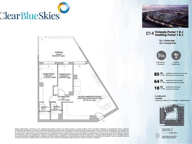 Apartamento en venta en Corralejo, Fuerteventura