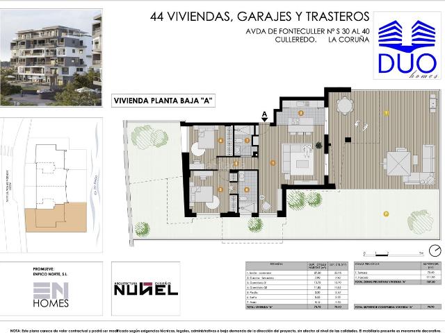 Apartamento en venta en Cordeda, A Coruña