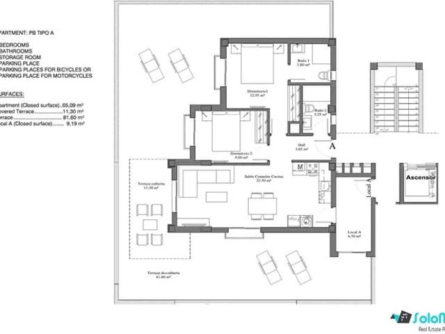 Apartamento en venta en Dehesa de Campoamor, el Baix Segura / La Vega Baja