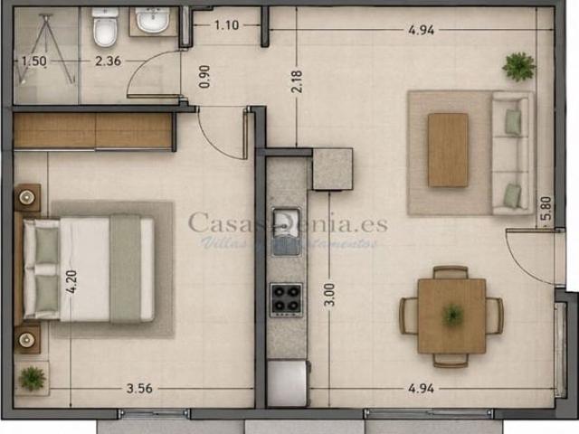 Apartamento en venta en Barri Port / Centre, Dénia