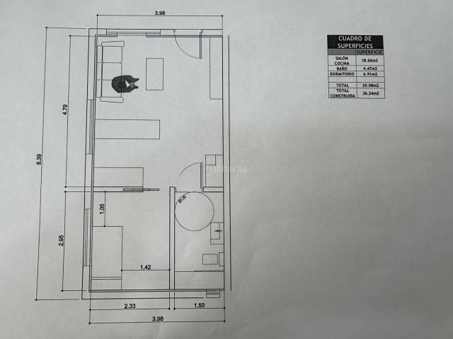 Apartamento en venta en Barrio de San Sebastián, Don Benito