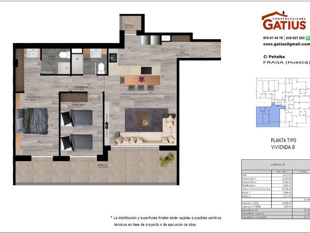 Apartamento en venta en Bajo Cinca / Baix Cinca, Aragón