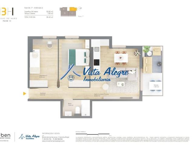 Apartamento en venta en Haro, Barrio de La Estación