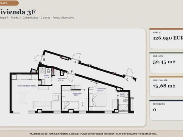 Apartamento en venta en Javalí Nuevo, Área Metropolitana de Murcia