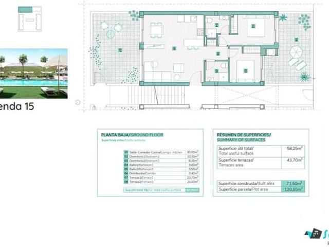 Apartamento en venta en Lagosol-Sector F-2, el Baix Segura / La Vega Baja