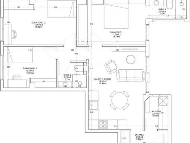 Apartamento en venta en Centro, Madrid