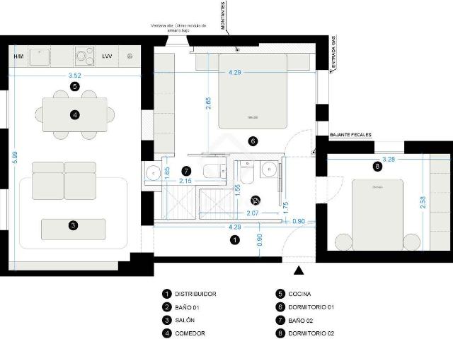 Apartamento en venta en Madrid