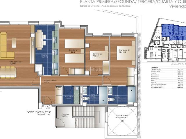 Apartamento en venta en Centro, Ourense