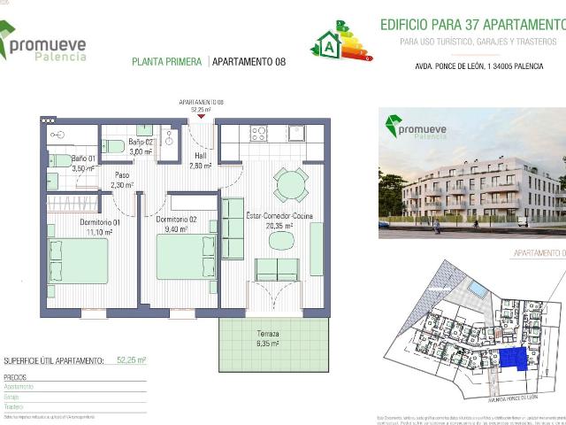 Apartamento en venta en Centro, Palencia