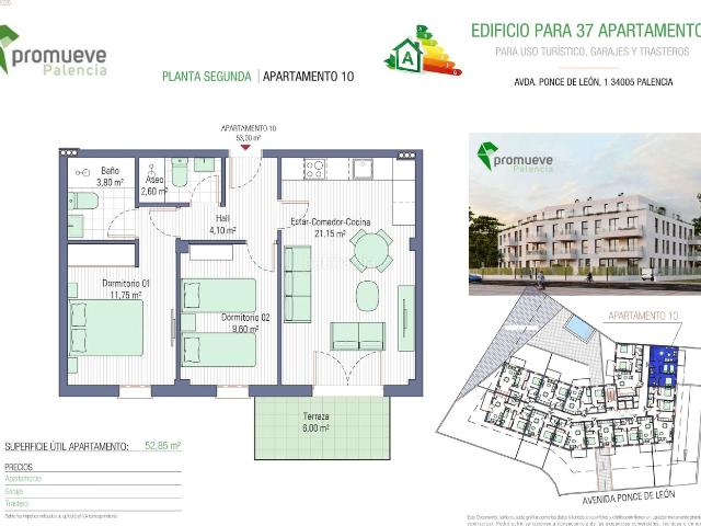 Apartamento en venta en Centro, Palencia