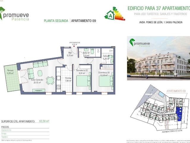 Apartamento en venta en Centro, Palencia