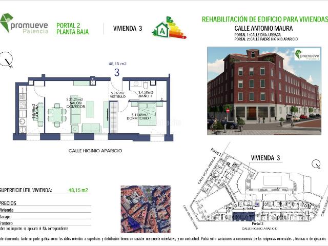 Apartamento en venta en Centro, Palencia