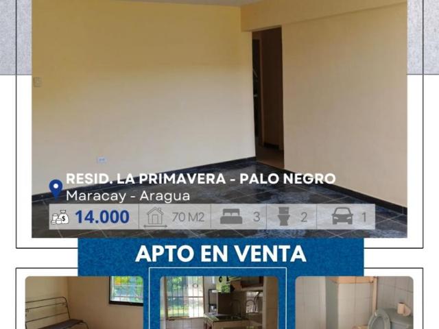 Apartamento en venta en Palo Negro, Aragua
