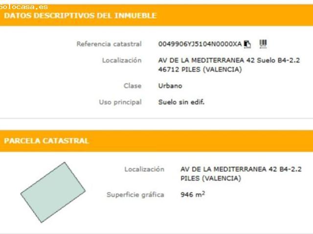 Piso en venta en Platja de Piles, la Safor