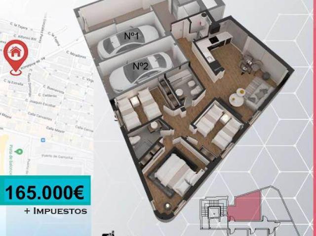 Apartamento en venta en Garrucha, Almería