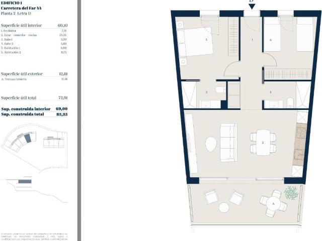 Apartamento en venta en Far, Tarragonès