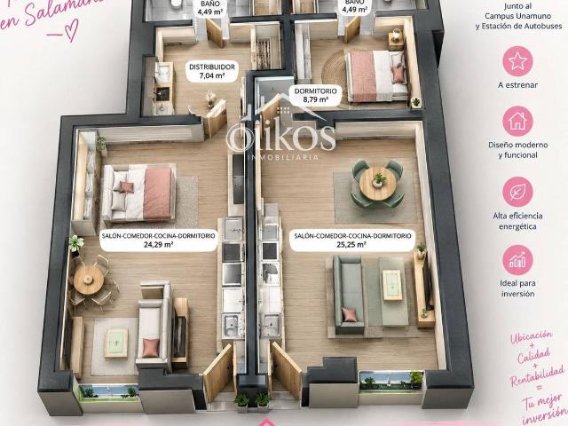 Apartamento en venta en Centro, Salamanca