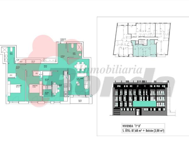 Apartamento en venta en Lugo, Lugo
