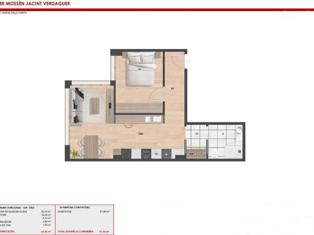Apartamento en venta en Vila Vella, Sant Vicenç dels Horts