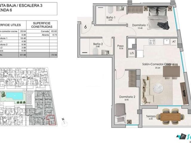 Apartamento en venta en el Baix Vinalopó, Valencia