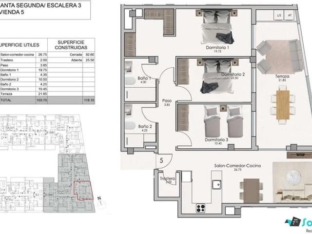Apartamento en venta en el Baix Vinalopó, Valencia