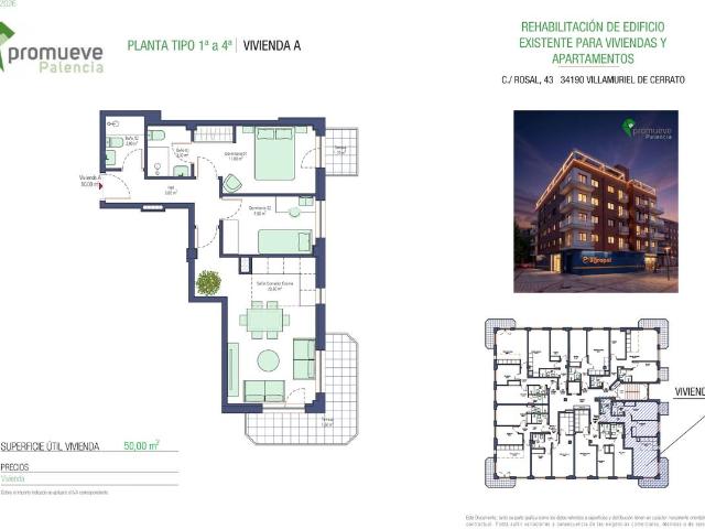 Apartamento en venta en Villamuriel de Cerrato, Palencia
