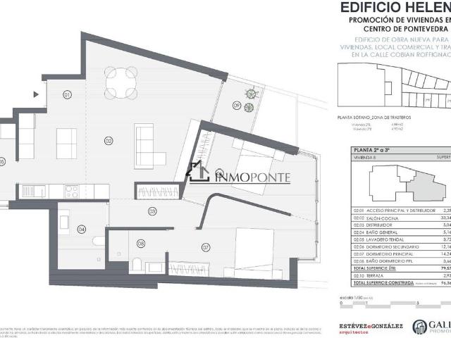 Apartamento en venta en Moureira de Arriba, Pontevedra