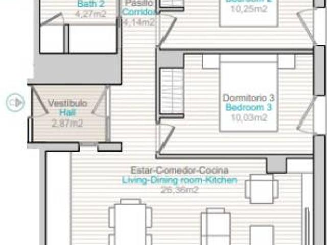 Apartamento en venta en San Bernardo, la Marina Alta