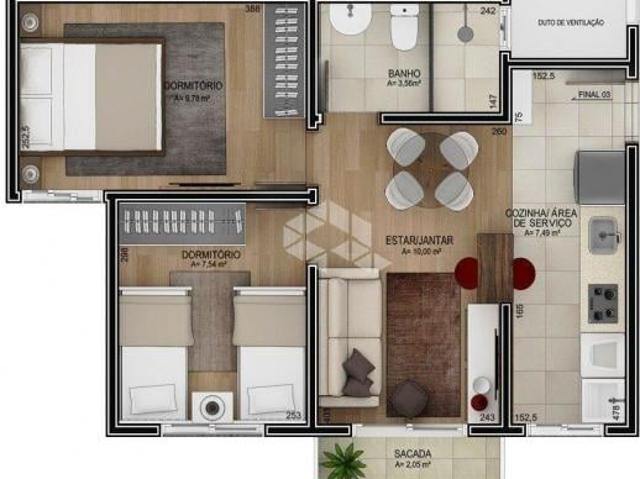 Apartamento venda em Farroupilha
