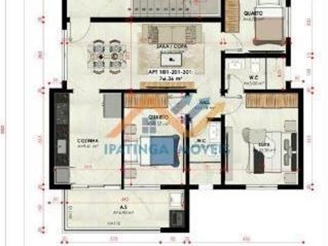 Apartamento venda em Região Geográfica Imediata de Ipatinga, Região Metropolitana do Vale do Aço