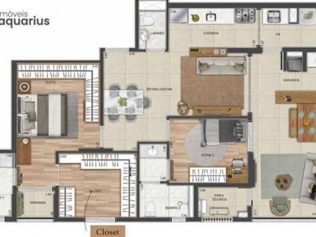 Apartamento venda em Região Imediata de São José dos Campos, Região Metropolitana do Vale do Paraíba e Litoral Norte