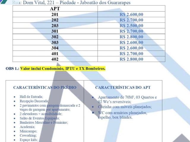 Apartamento aluguel em Jaboatão dos Guararapes