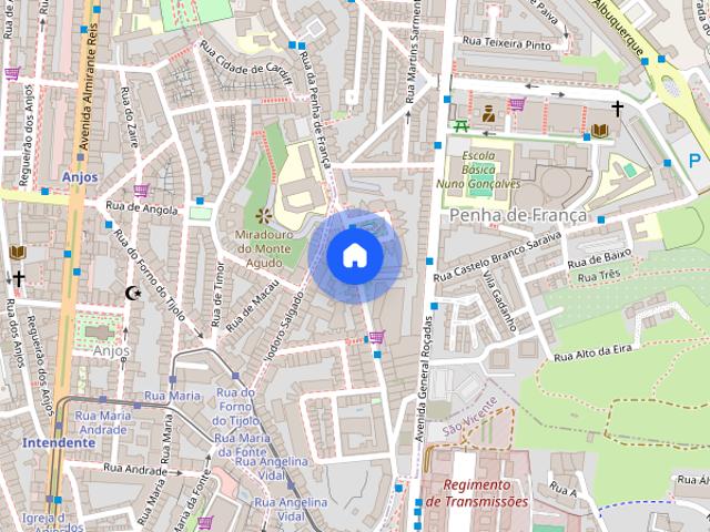 Estúdio alugar em Lisboa