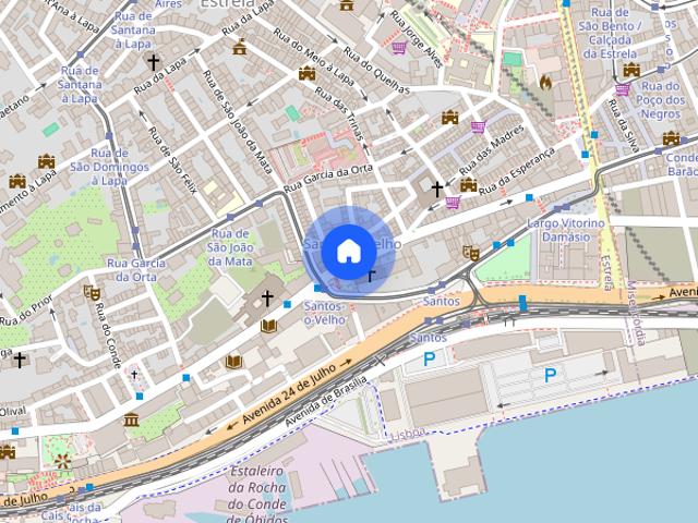Estúdio alugar em Estrela, Lisboa