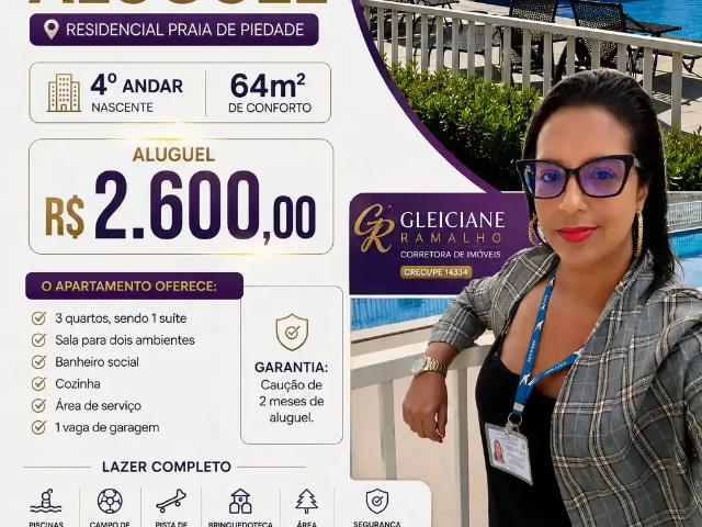 Apartamento aluguel em Região Geográfica Imediata do Recife, Região Metropolitana do Recife