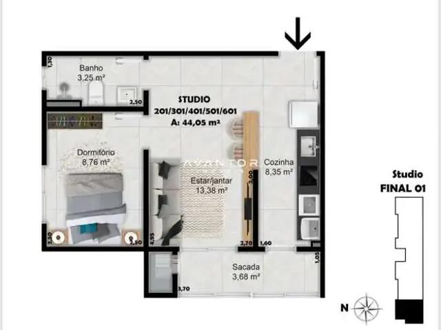 Apartamento aluguel em Região Geográfica Imediata de Santa Maria, Santa Maria