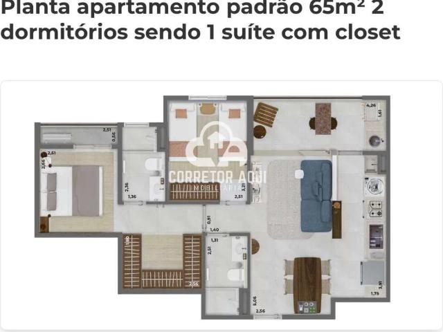 Apartamento venda em Parque Novo Mundo, Americana