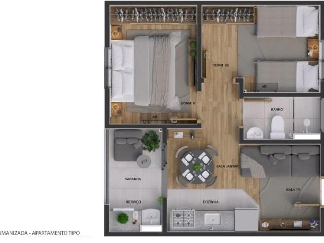 Apartamento venda em Jardim Selmi Dei I, Araraquara
